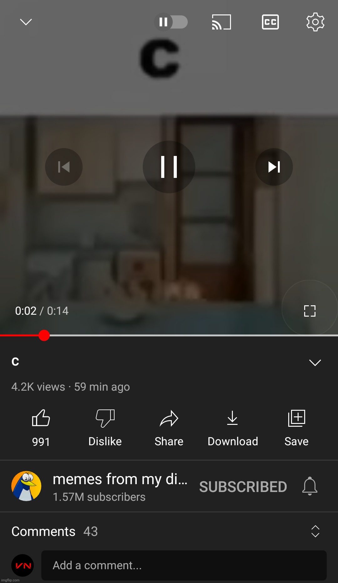 new ui from yt lookin trash | made w/ Imgflip meme maker