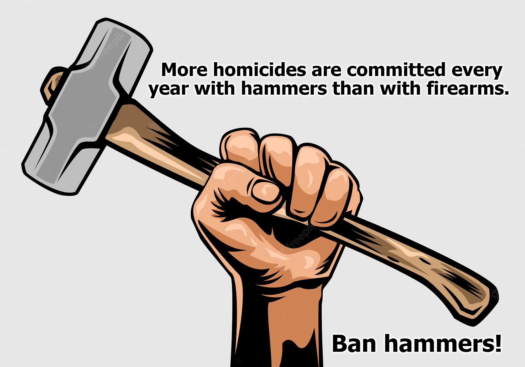 Ban hammers! | image tagged in ban hammer,ban hammers,liberal logic,stupid liberals,self defense,gun rights | made w/ Imgflip meme maker