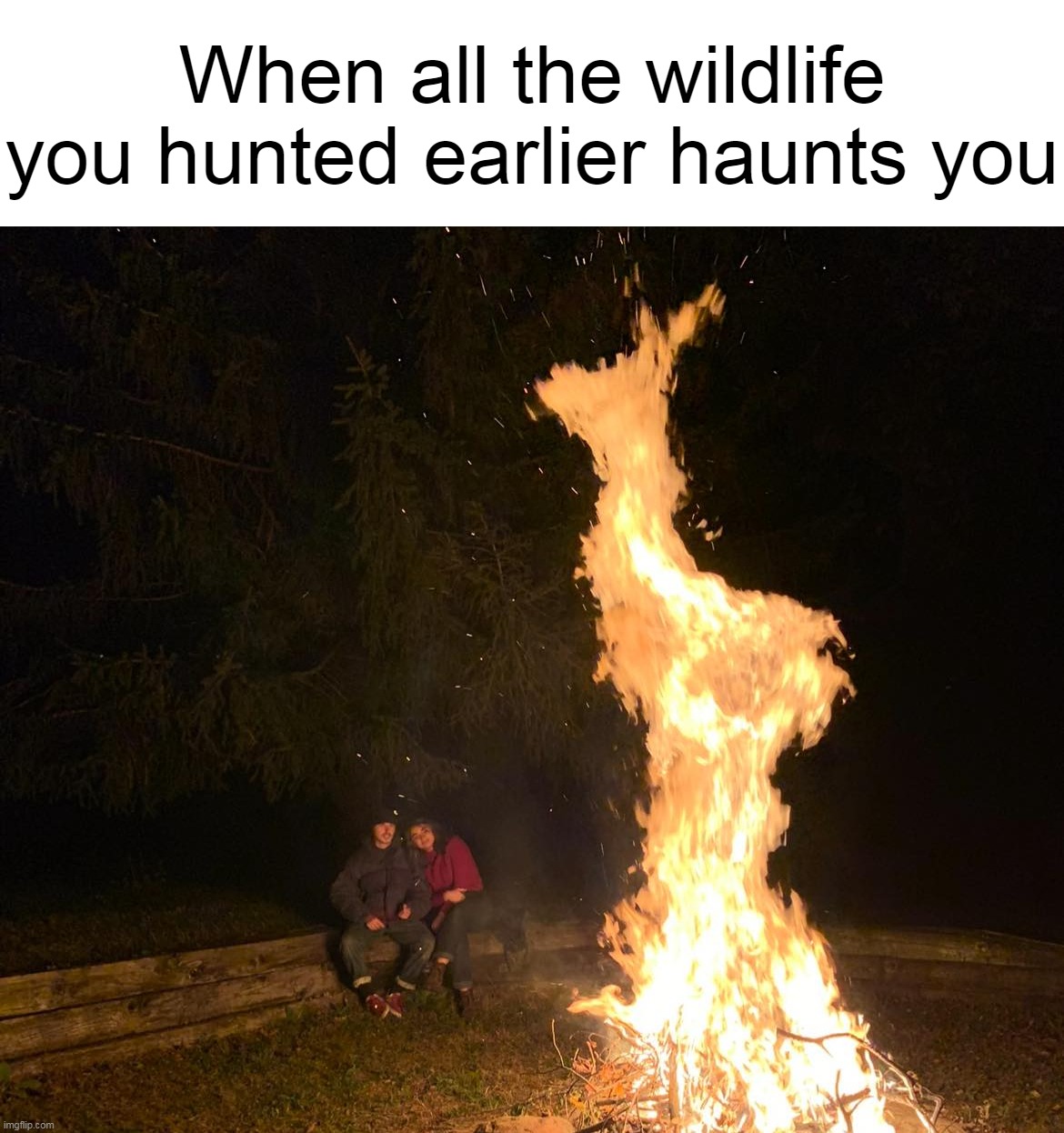 Coming for Your Souls | When all the wildlife you hunted earlier haunts you | image tagged in meme,memes,humor | made w/ Imgflip meme maker