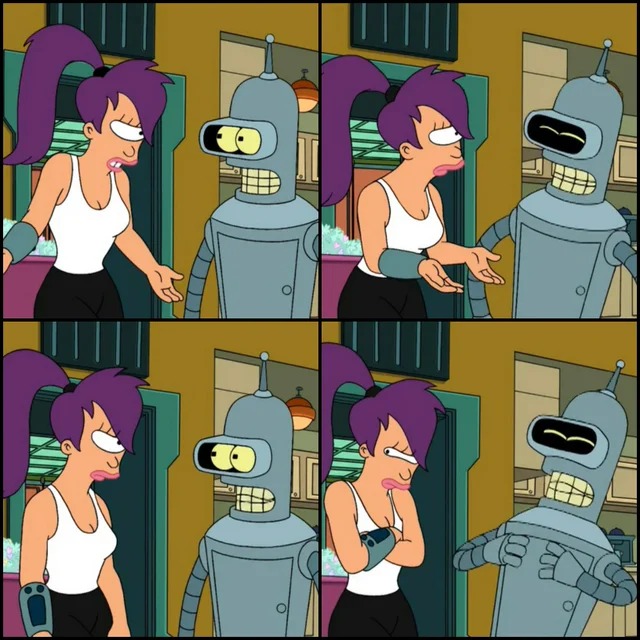 High Quality Bender: oh wait your serious Blank Meme Template