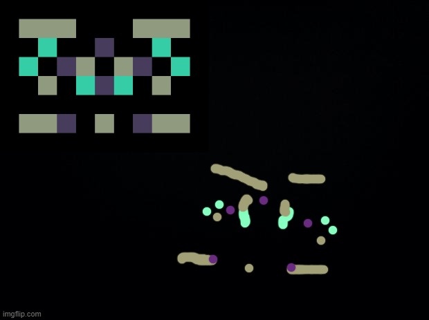 AWWWW | image tagged in black background | made w/ Imgflip meme maker