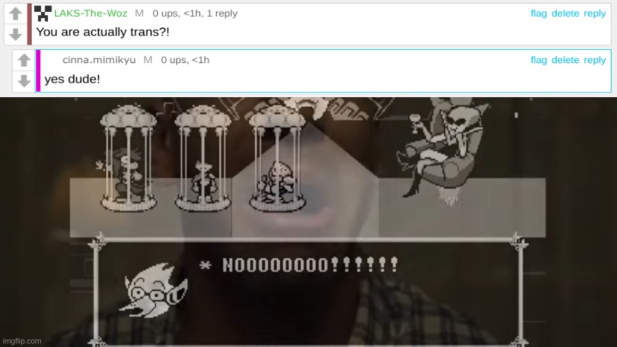 /J | image tagged in berdly nooo | made w/ Imgflip meme maker