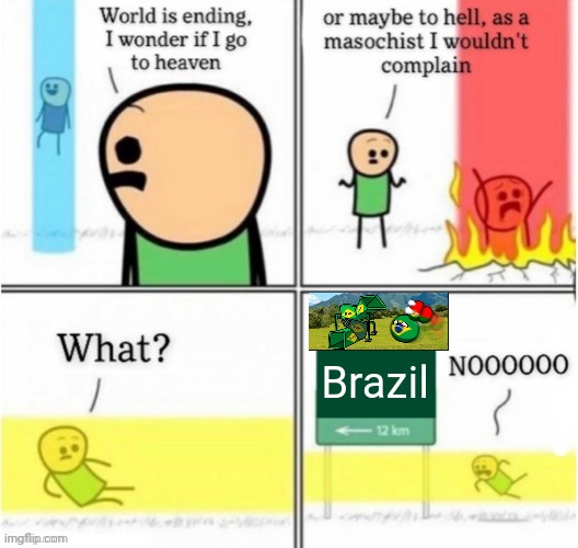 YOU ARE GOING TO BRAZIL |  Brazil | image tagged in guy goes to insert text here | made w/ Imgflip meme maker