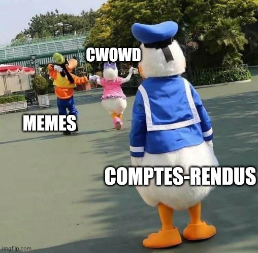 Alone | CWOWD; MEMES; COMPTES-RENDUS | image tagged in alone | made w/ Imgflip meme maker