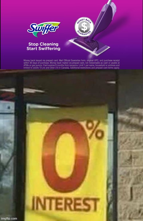Swiffer Sweeper Kit | image tagged in 0 interest,swiffer sweeper kit,youtube ads,stupidity | made w/ Imgflip meme maker