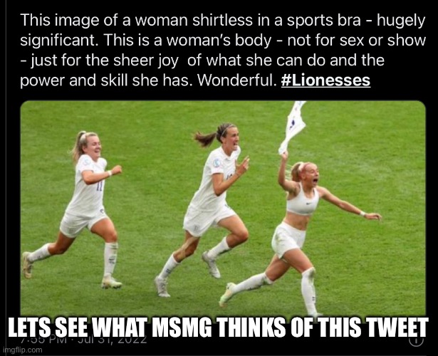 LETS SEE WHAT MSMG THINKS OF THIS TWEET | made w/ Imgflip meme maker