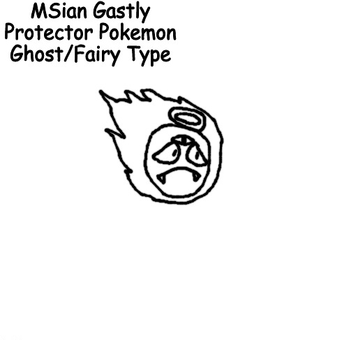 High Quality MSian Gastly Blank Meme Template