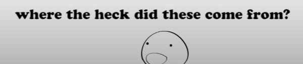 where the heck did these come from? Blank Meme Template