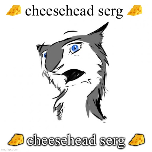 serg my beloved | 🧀 cheesehead serg 🧀; 🧀 cheesehead serg 🧀 | image tagged in cheesehead | made w/ Imgflip meme maker