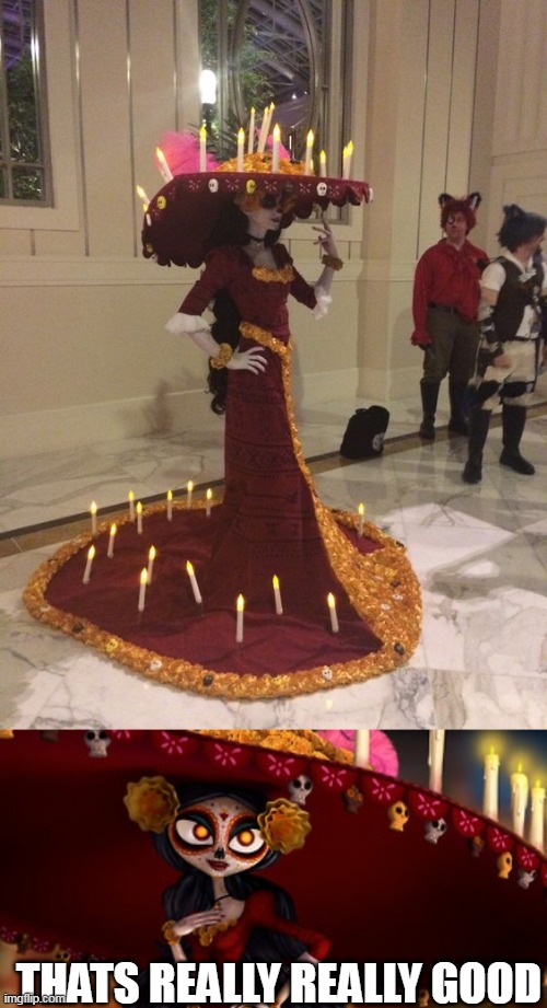 THE BOOK OF LIFE |  THATS REALLY REALLY GOOD | image tagged in the book of life,cosplay | made w/ Imgflip meme maker