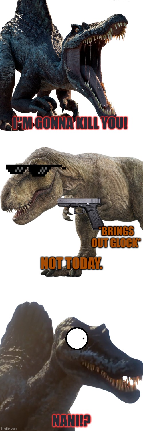 Asdfmovie reference #12 | image tagged in jurassic park,jurassic world,dinosaur,asdfmovie,reference,nani | made w/ Imgflip meme maker