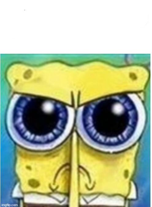 Angry spongebob blank Blank Meme Template