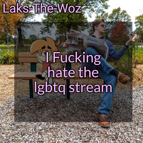 THIS IS A MEME SITE, NOT TWITTER | I Fucking hate the lgbtq stream | image tagged in ls mark template | made w/ Imgflip meme maker