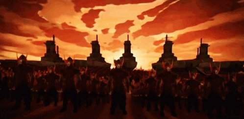 but everything changed when the fire nation attacked Blank Meme Template