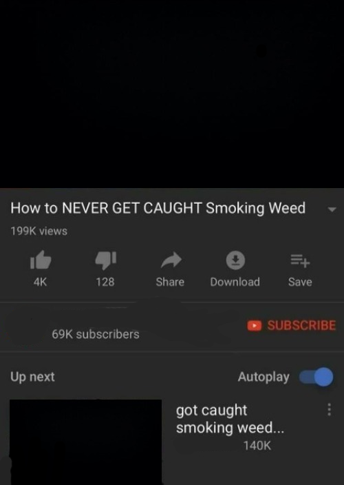 How to NEVER GET CAUGHT Smoking Weed / got caught smoking weed.. Blank Meme Template