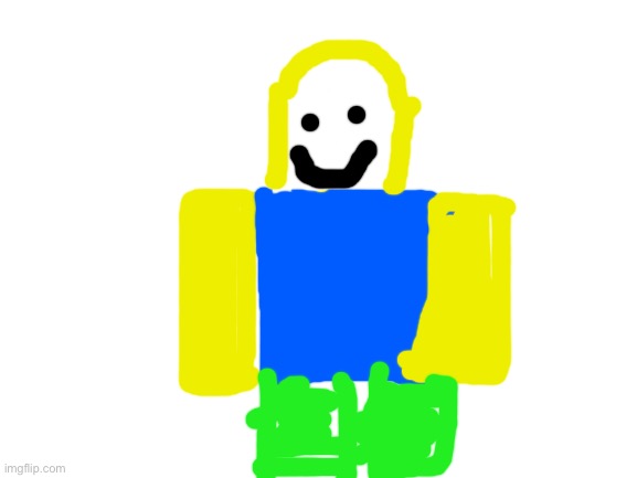 Roblox noob drawing lol | image tagged in drawing,roblox,unfunny | made w/ Imgflip meme maker