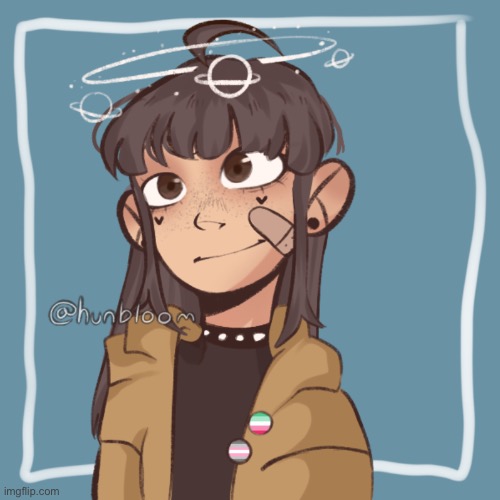 My updated Picrew oc :D (that_bi_dude: niceee!) | image tagged in tags | made w/ Imgflip meme maker