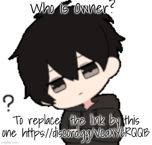 Shadow:What? | Who is Owner? To replace  the link by this one https://discord.gg/VcaXY6RQQB | image tagged in shadow what | made w/ Imgflip meme maker