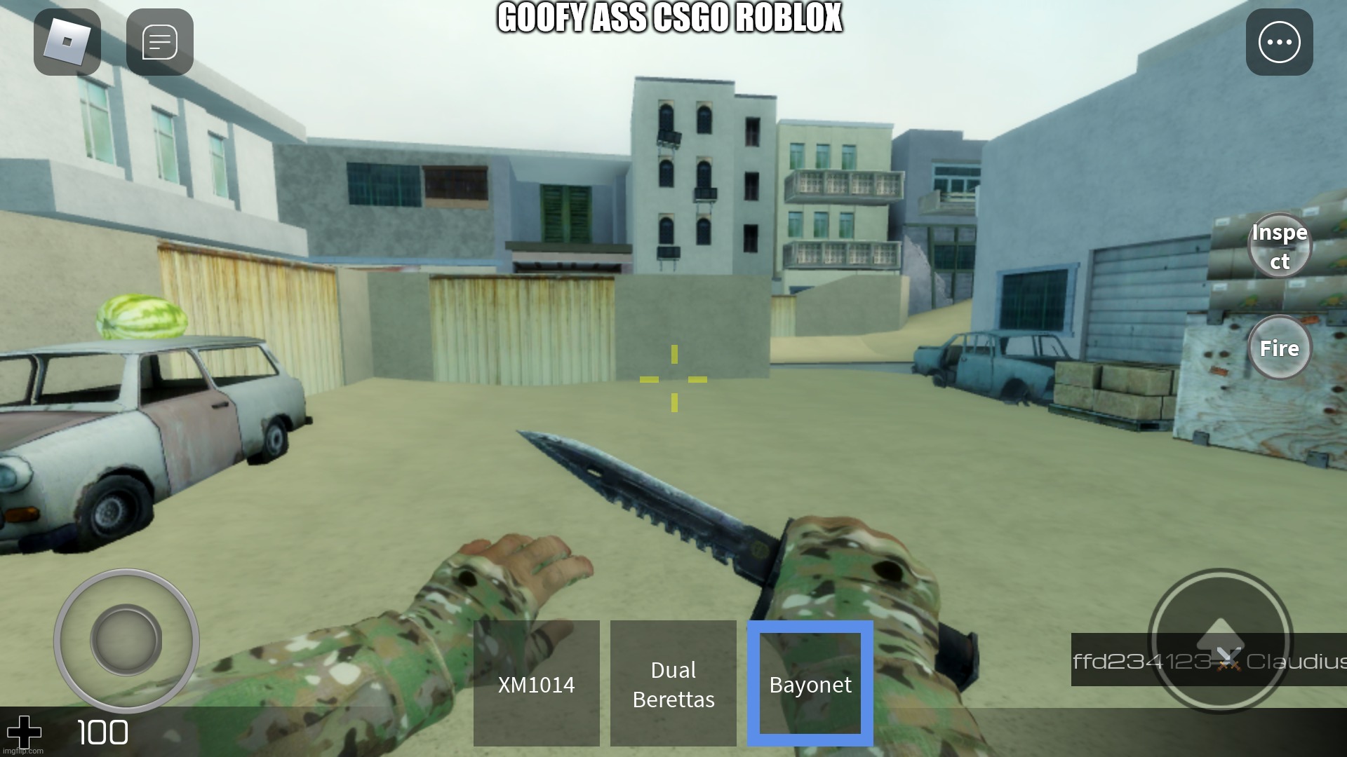 GOOFY ASS CSGO ROBLOX | made w/ Imgflip meme maker