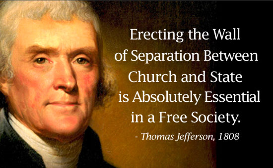 High Quality Thomas Jefferson separation of church and state Blank Meme Template