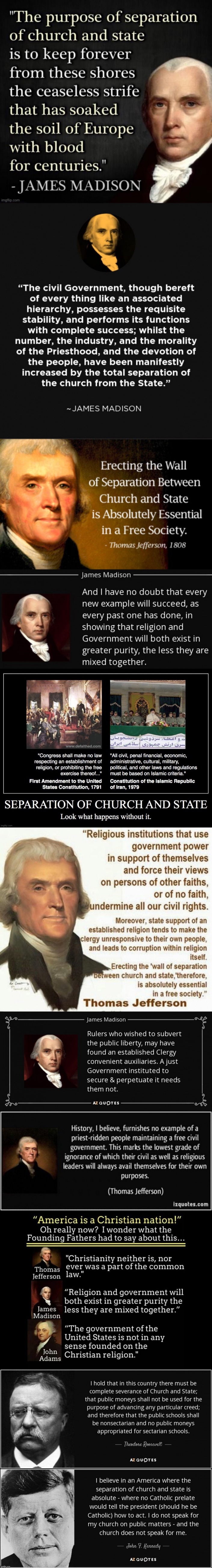 Separation of church & state megamix Blank Meme Template