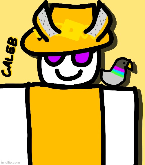 i drew my roblox avatar since its my bday | made w/ Imgflip meme maker