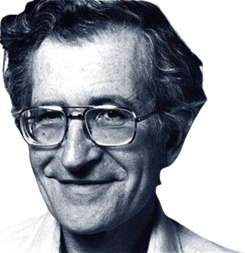 Noam Chomsky transparent Blank Meme Template
