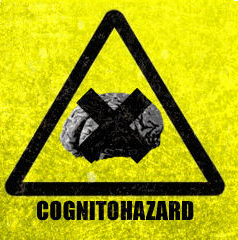 High Quality SCP Cognitohazard Warning Sign Blank Meme Template
