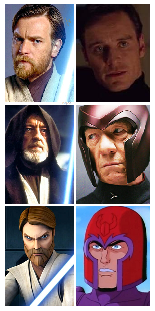 Obi-Wan and Magneto Blank Meme Template