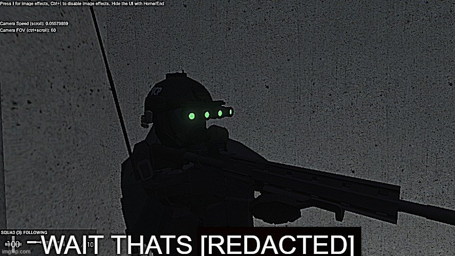 not that good of a recreation of the meme but hey it works | WAIT THATS [REDACTED] | made w/ Imgflip meme maker