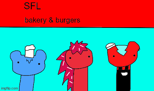 the SFL bakery & burgers! | image tagged in htf,ocs,bakery,burgers | made w/ Imgflip images-to-gif maker