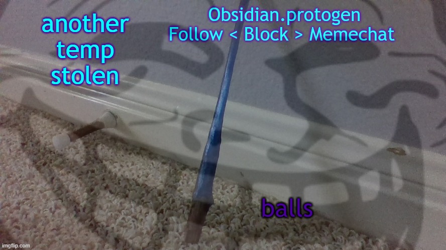 another temp stolen; balls | made w/ Imgflip meme maker