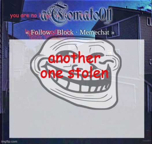 another one stolen | made w/ Imgflip meme maker