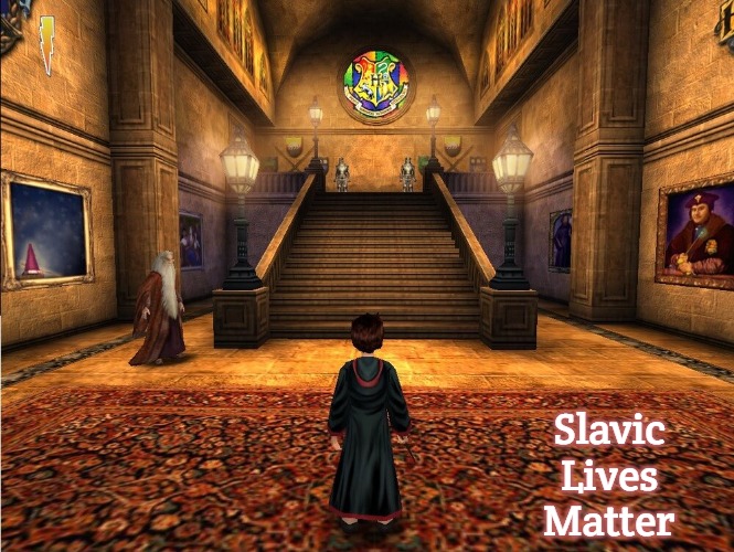 Harry Potter and the Harry Potter and the Philosopher's Stone | Slavic Lives Matter | image tagged in harry potter and the harry potter and the philosopher's stone,slavic | made w/ Imgflip meme maker