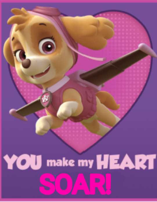 High Quality Paw patrol valentine's! Yay! Blank Meme Template