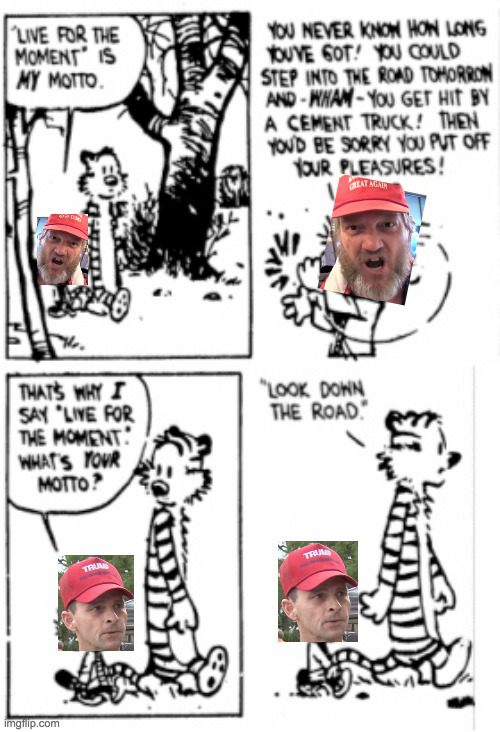 You can say Republicans are selfish and devious, but I say don't forget short-sighted. | image tagged in memes,calvin and hobbes,republicans | made w/ Imgflip meme maker