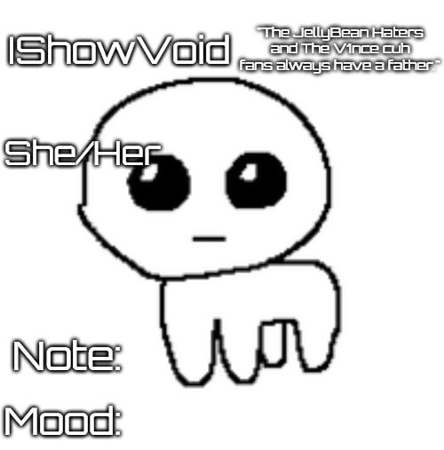 High Quality IShowVoid's tbh creature Template Blank Meme Template