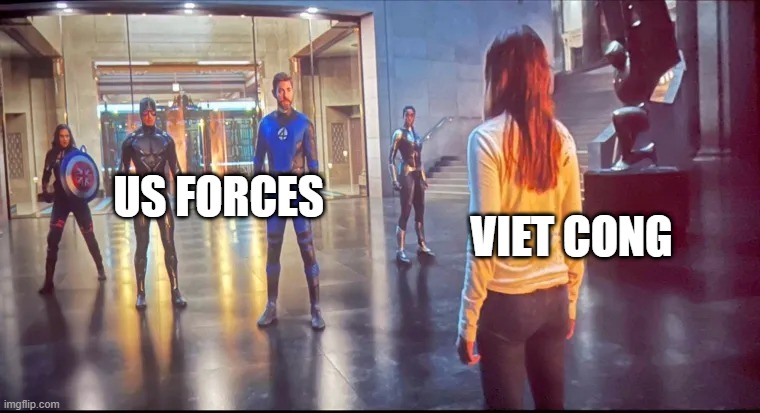 In the End... | VIET CONG; US FORCES | image tagged in wanda illuminati | made w/ Imgflip meme maker