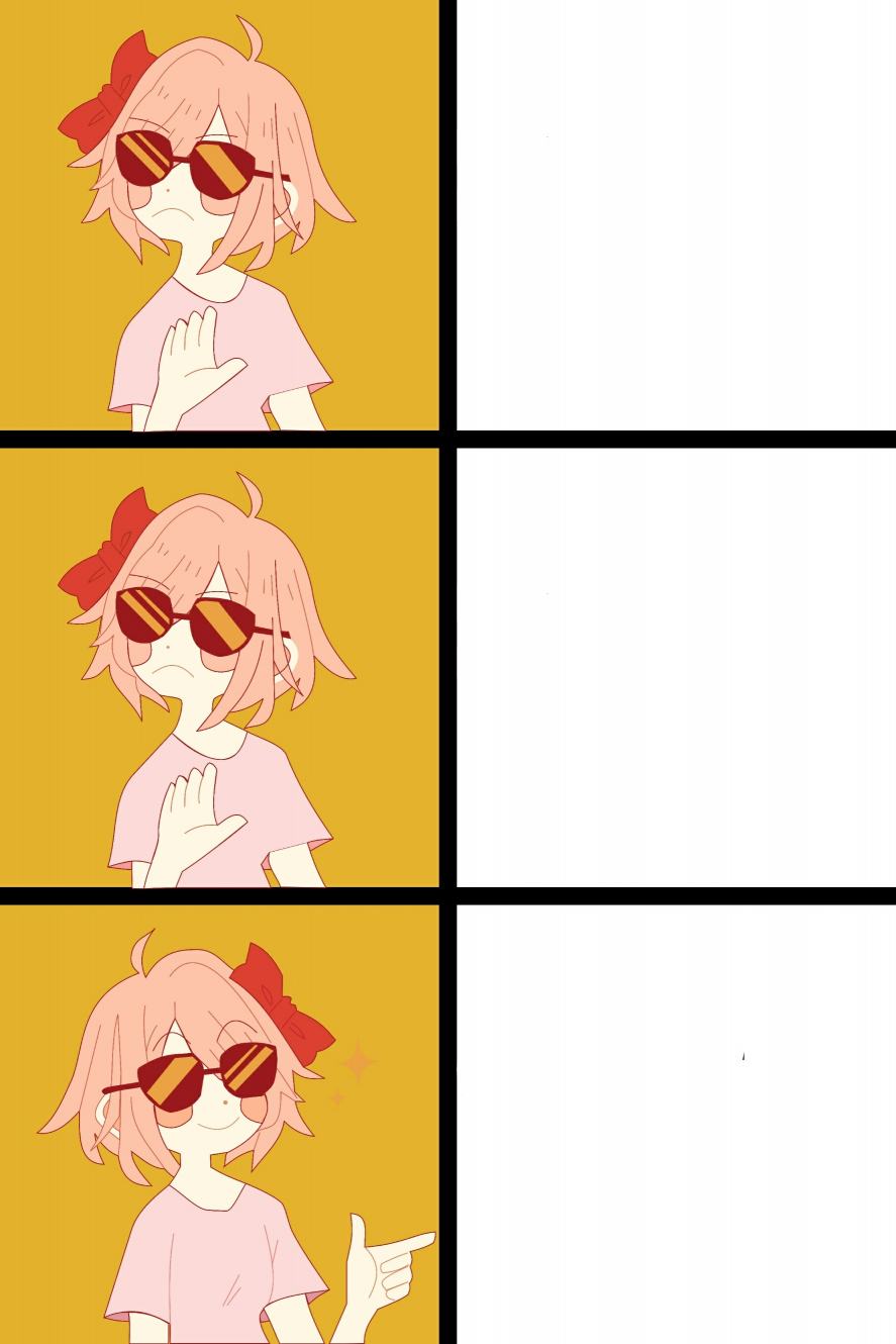 High Quality trans drake 3 tier Blank Meme Template