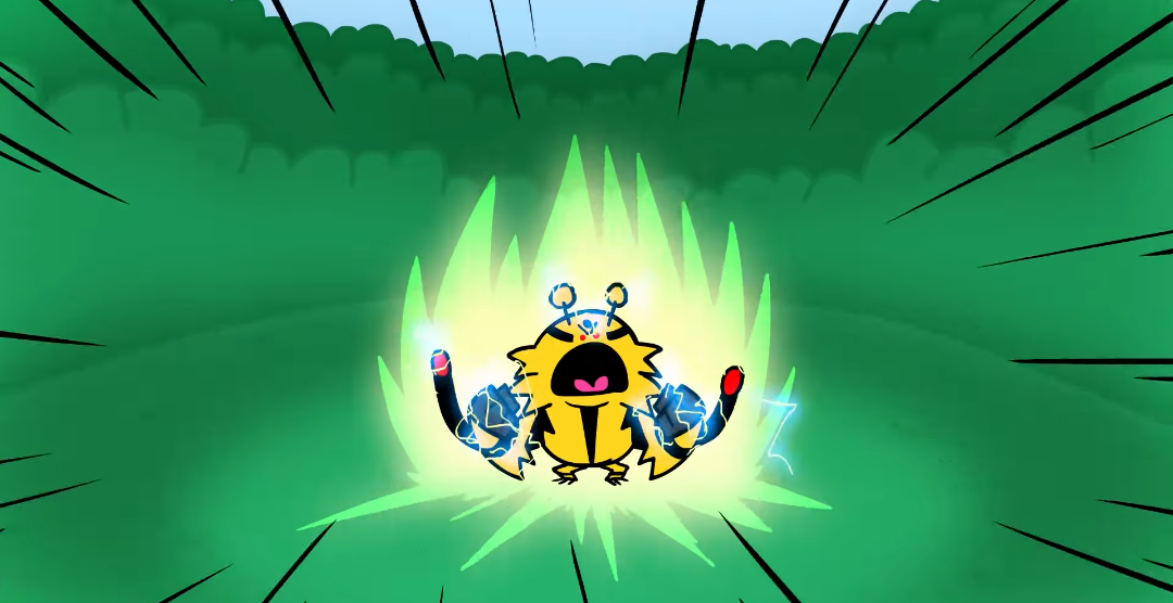 High Quality Electivire Powering Up Blank Meme Template
