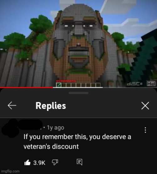 If you remember this, you deserve a veteran's discount | image tagged in minecraft,nostalgia,memes,funny,sad | made w/ Imgflip meme maker