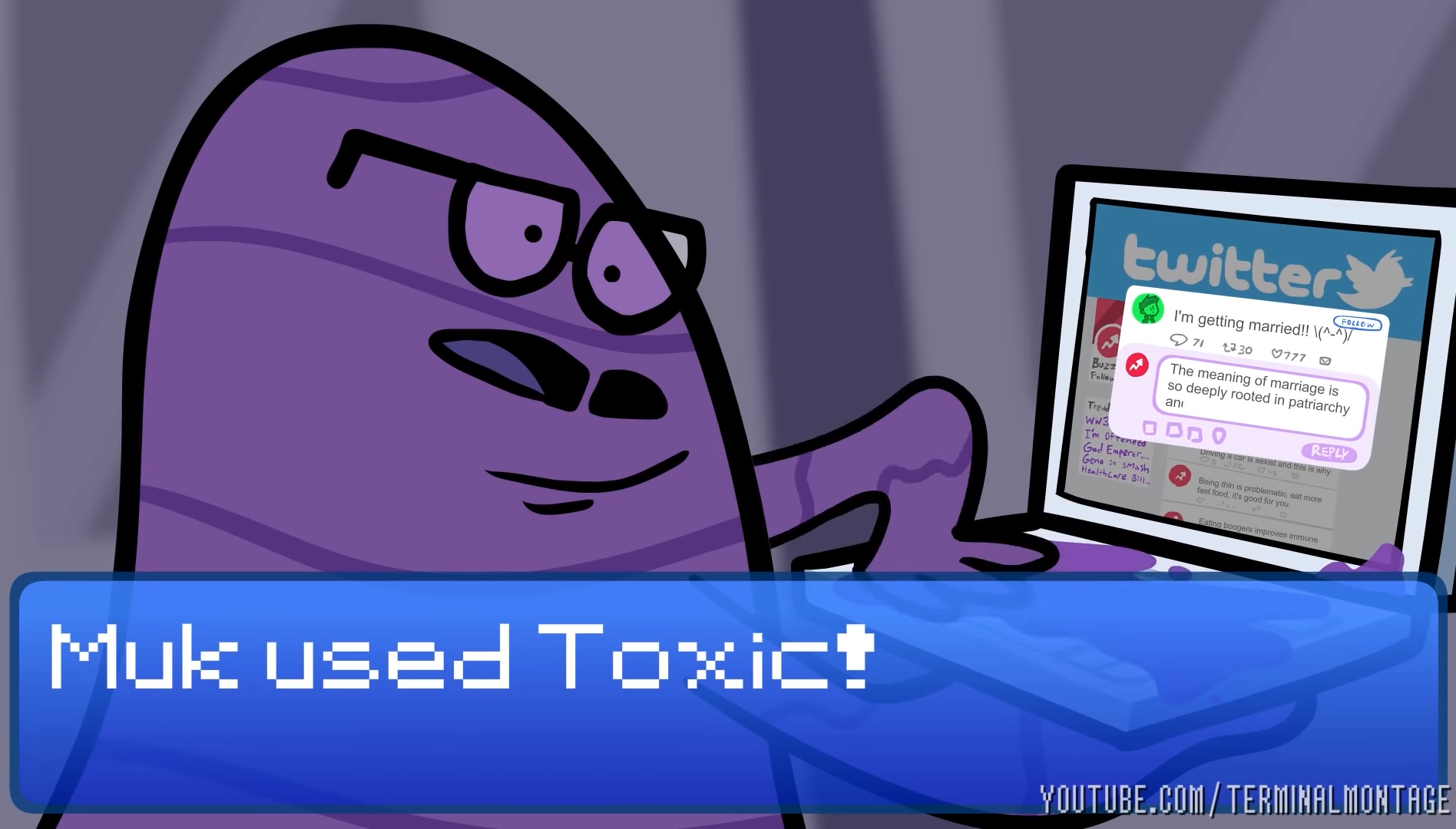 High Quality Muk used Toxic! Blank Meme Template