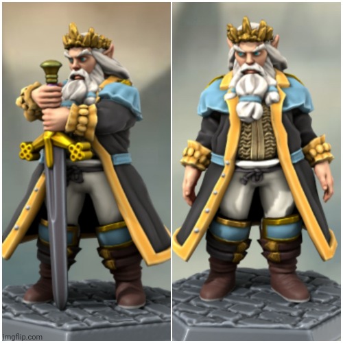 King Rhoam!! Thx to The_Nerdy_Hylian for getting me back into Hero Forge. Mod note: This. Looks. SICK!!! | made w/ Imgflip meme maker