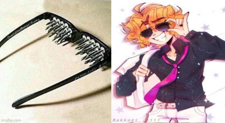 Unsee glasses but Senpai V2 | image tagged in unsee glasses but senpai v2 | made w/ Imgflip meme maker