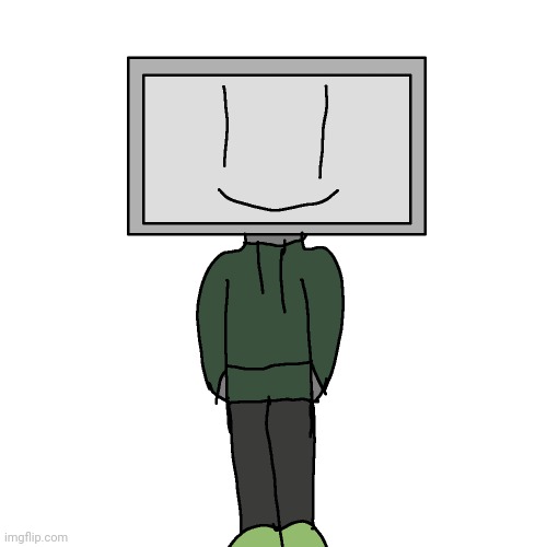 This is Virtuoso, the television robot. He's chill, and is really good at paintball. I don't draw him very often. | made w/ Imgflip meme maker