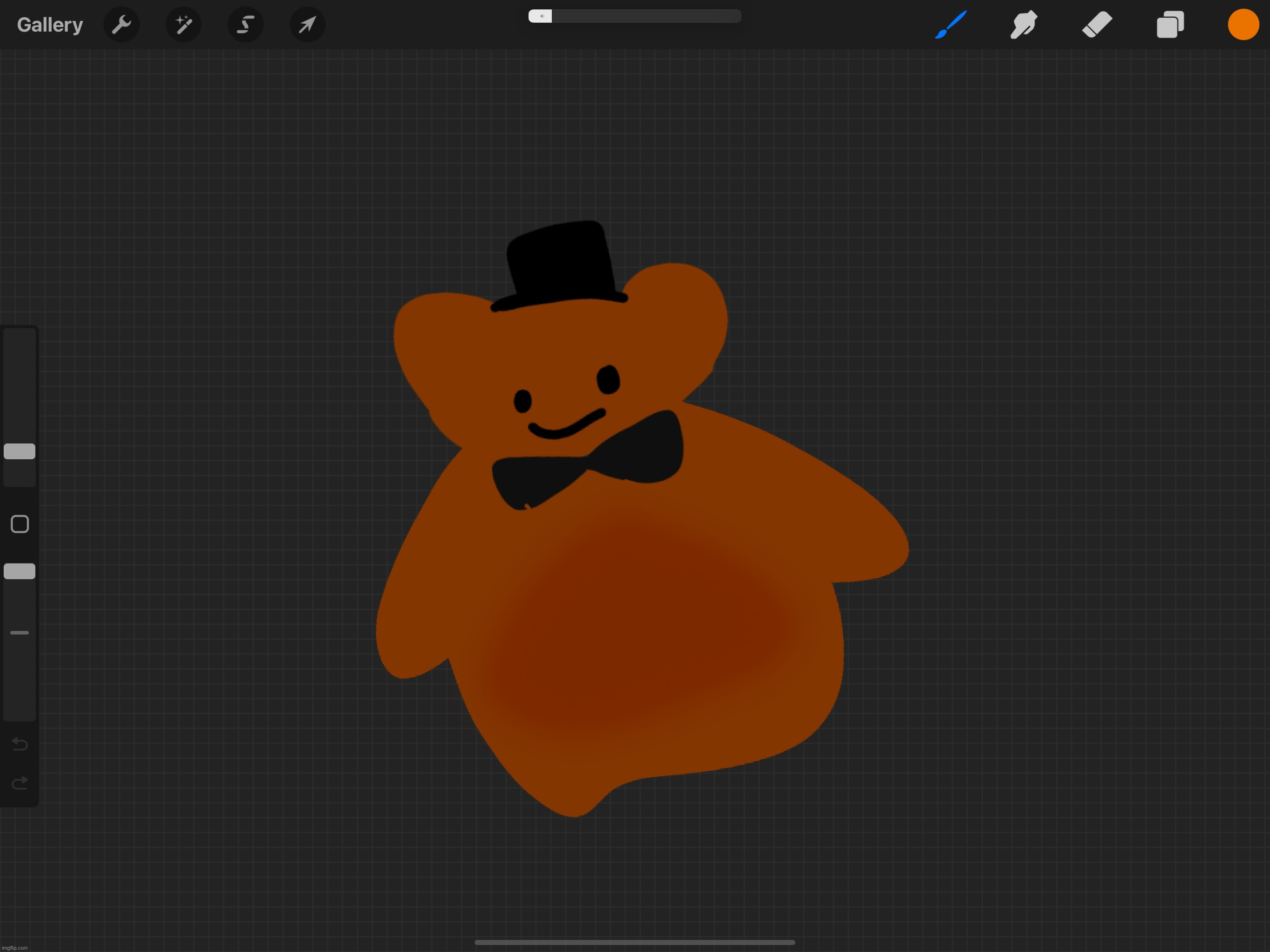 i drew freddy fazbear | made w/ Imgflip meme maker