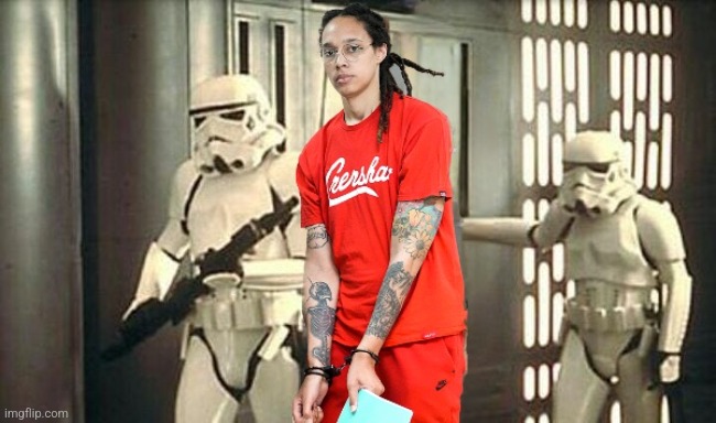 CHEWIE GETS 9 | image tagged in brittney griner,star wars,arrested,in soviet russia,russia | made w/ Imgflip meme maker