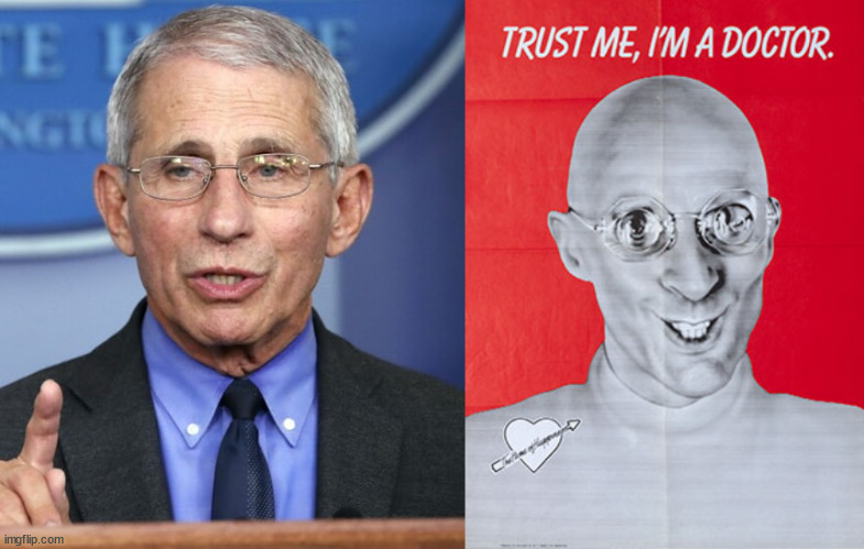 New conspiracy theory just dropped | image tagged in shock treatment,fauci | made w/ Imgflip meme maker