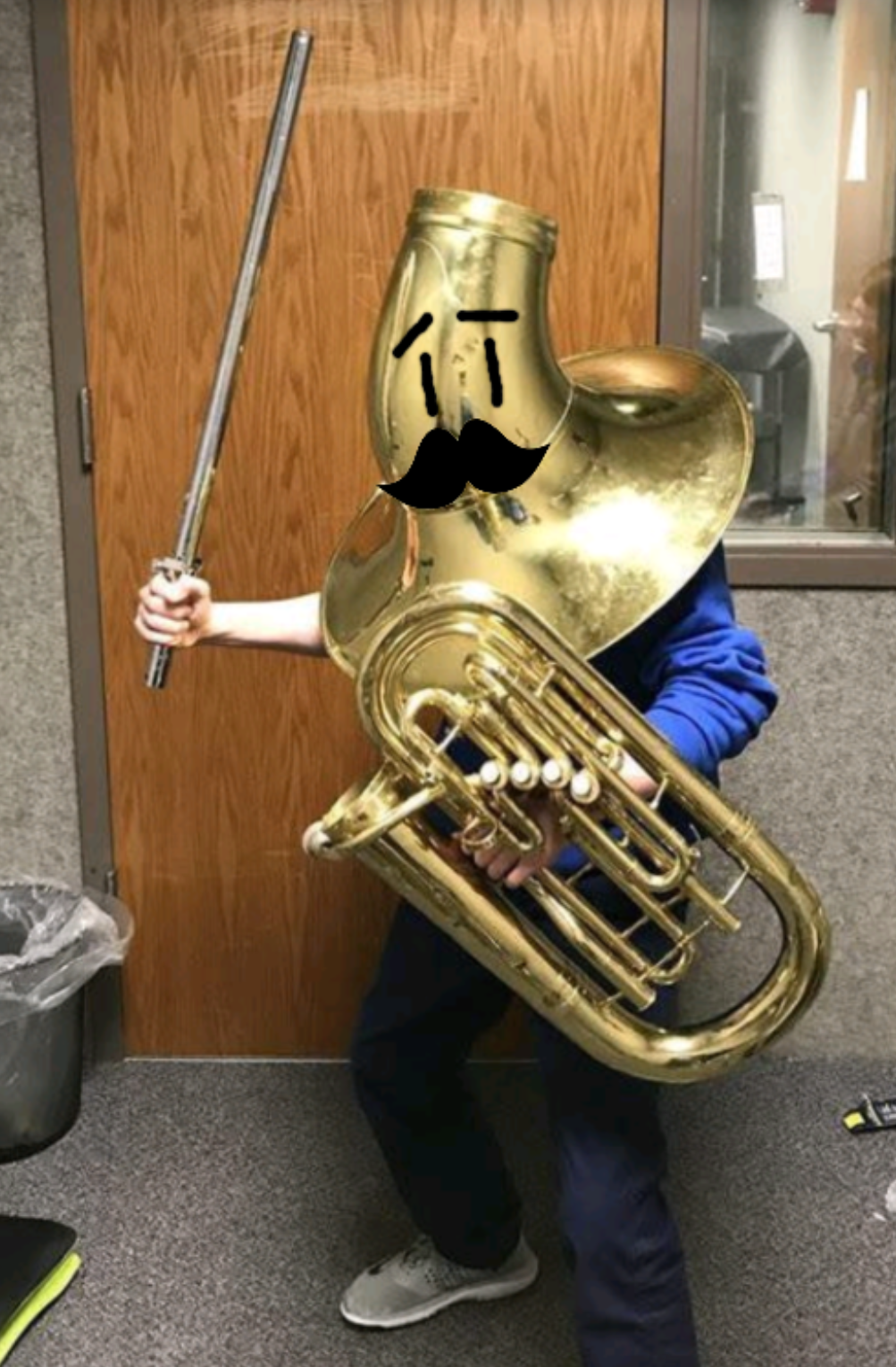 Pringles Tuba Knight Blank Meme Template