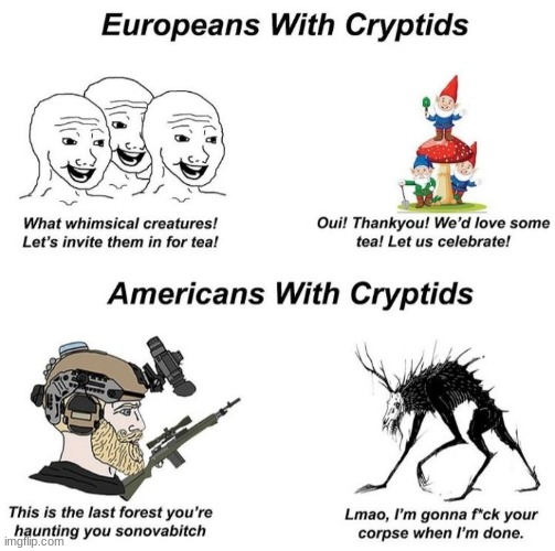 Europe-phobia | image tagged in phobia,cryptids | made w/ Imgflip meme maker